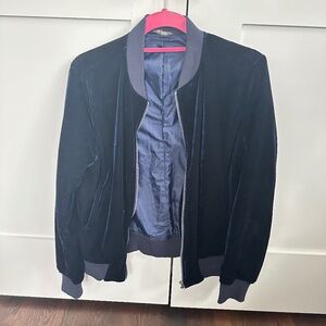 Peyton Jensen Velour Zip Jacket